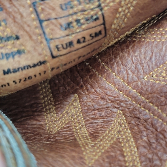 Ariat Heritage R Toe Distressed Brown Cowgirl Western Boots Size 11 EU 42.5 - Picture 8 of 16